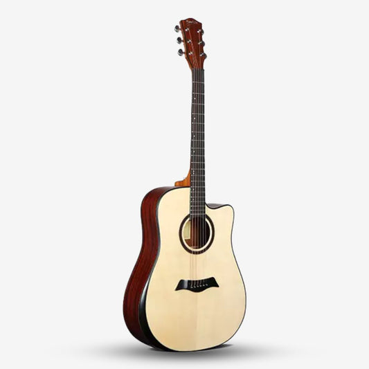 Deviser 41 inch Acoustic Guitar with Armrest - All Natural ( LS-560-41 / LS560 / LS 560 )