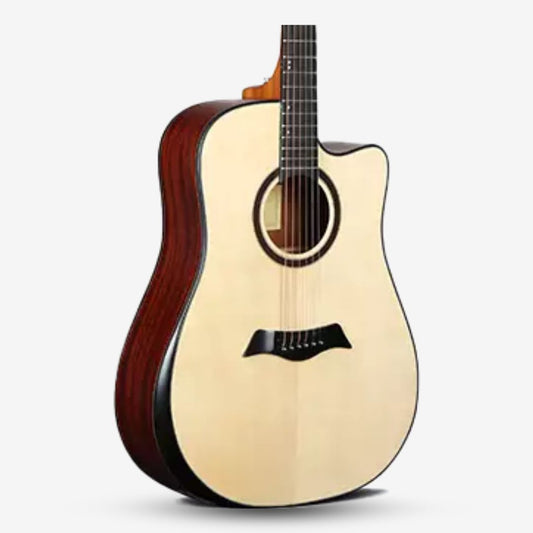 Deviser 41 inch Acoustic Guitar with Armrest - All Natural ( LS-560-41 / LS560 / LS 560 )