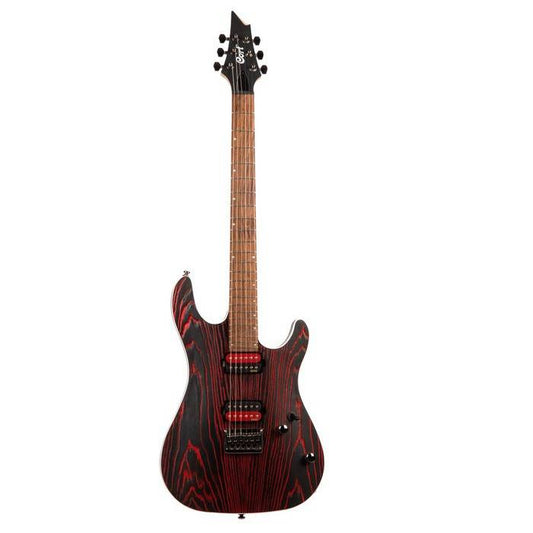 Cort KX300 Etched Electric Guitar with Bag - Etched Black Red (PRE-ORDER)