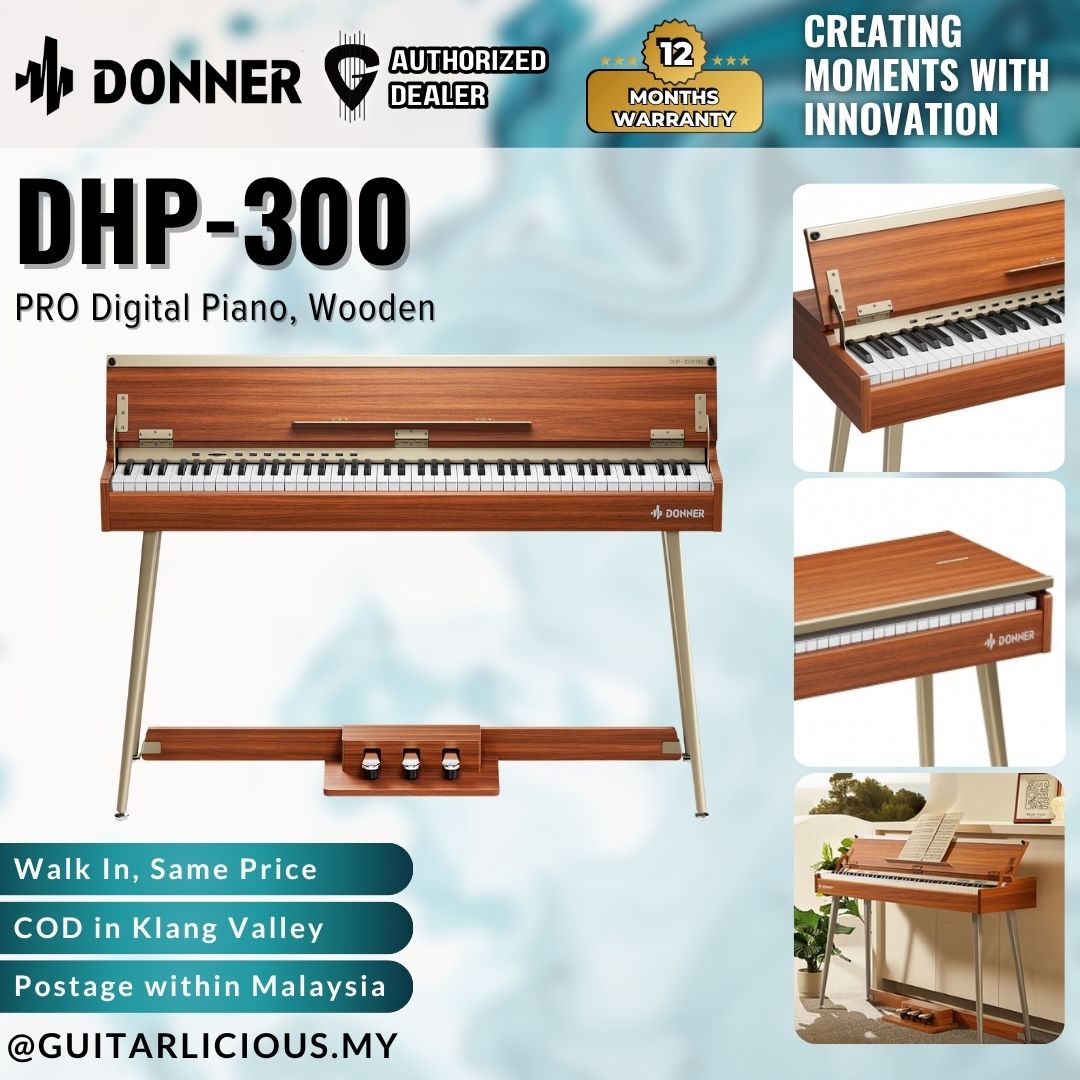 Donner DHP-300 PRO Digital Piano, Wooden - ( EC7543 / DHP-300)