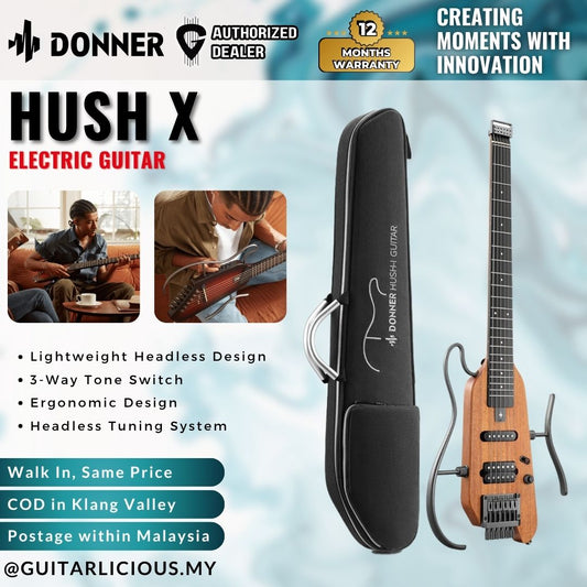 Donner HUSH-X Electric Guitar Kit - ( HUSH-X / HUSHX / HUSH X )