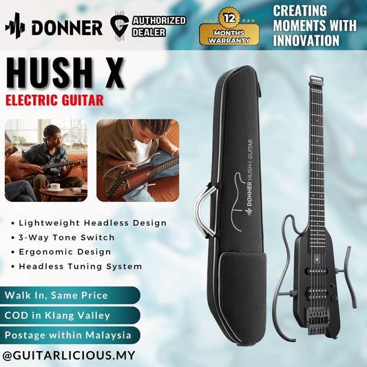 Donner HUSH-X Electric Guitar Kit - ( HUSH-X / HUSHX / HUSH X )