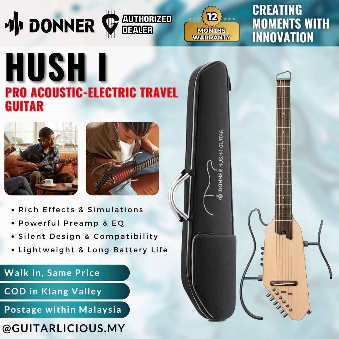 Donner HUSH-I Pro Acoustic Electric Guitar Kit