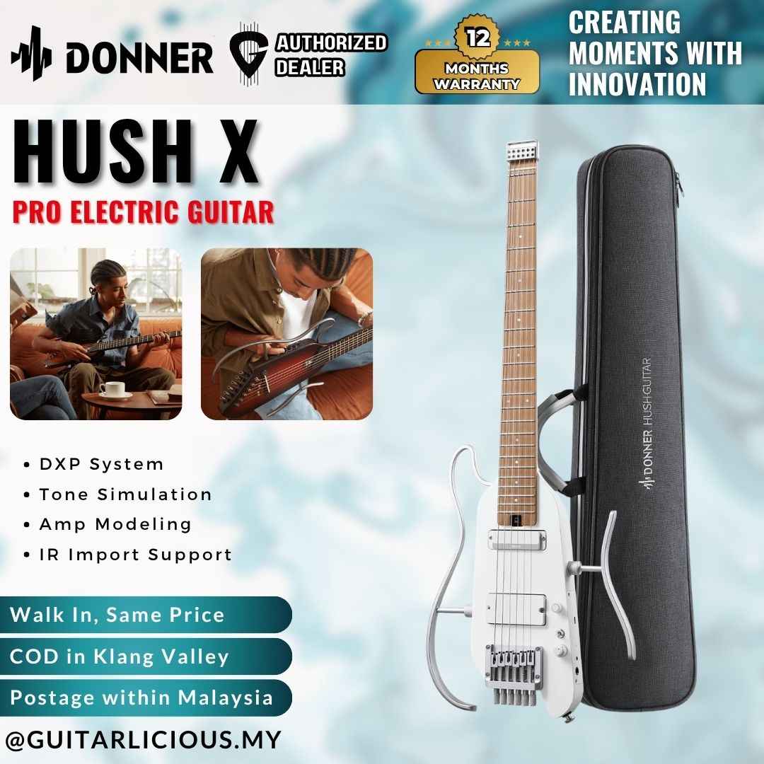Donner HUSH-X PRO Electric Guitar - ( HUSH-X  / HUSH X  / HUSHX )