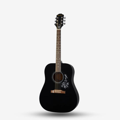 EPIPHONE Starling 41 inch Dreadnought Acoustic Guitar - Ebony Black ( STAR-EB-CH1 / EB )