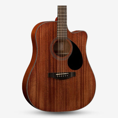 KEPMA EDC 41 inch Dreadnought Semi Acoustic Guitar w AcoustiFex® K-10 Pickup, Full Back Mahogany, EDC-K10