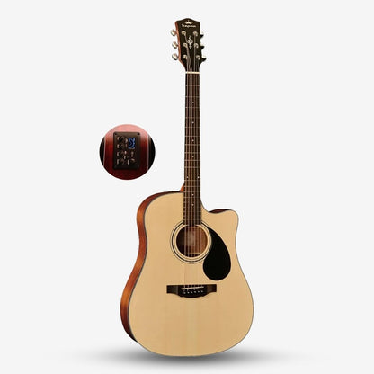 KEPMA EDC 41 inch Dreadnought Semi Acoustic Guitar w K1 EQ (Spruce Top, Side & Back Mahogany) ( EDC-K1 EDC 41 EDC-41 )