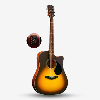 KEPMA EDC 41 inch Dreadnought Semi Acoustic Guitar w K1 EQ (Spruce Top, Side & Back Mahogany) ( EDC-K1 EDC 41 EDC-41 )