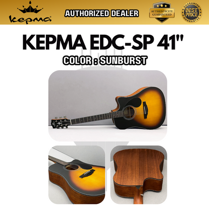 Kepma EDC 41 inch Dreadnought Acoustic Guitar (Spruce Top, Side & Back Mahagony) ( EDC41 / EDC-41 )