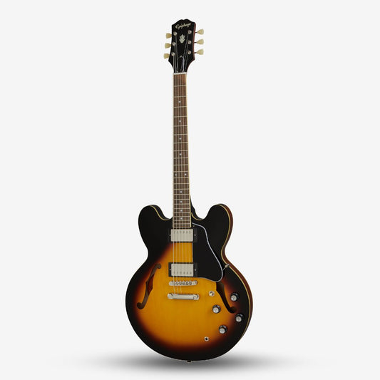 Epiphone ES-335 Pro Semi-Hollowbody with Double Humbucker (HH) Electric Guitar - Vintage Sunburst (ES335 / ES 335 )