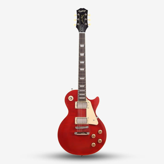 Epiphone Les Paul Standard 50s Double Closed Humbucker Electric Guitar - Transparent Cherry (EILS5)