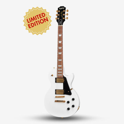 Epiphone Les Paul Studio Gold Limited-Edition Electric Guitar humbucker HH Pick up & Gold Hardware - Alpine White (AW)