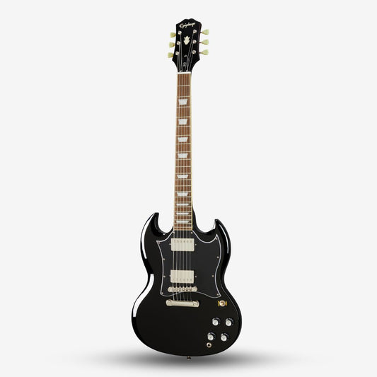 Epiphone SG Standard Double Closed Humbucker Electric Guitar - Ebony (EISSB)