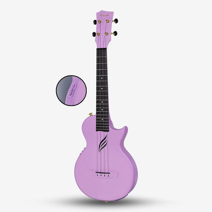 Enya Nova Ue Pro Tenor 26 Inch Carbon Fibre & Polycarbonate Ukulele with EQ, Thin Body (ENY-NOVAUe Pro / NOVA Pick Up)