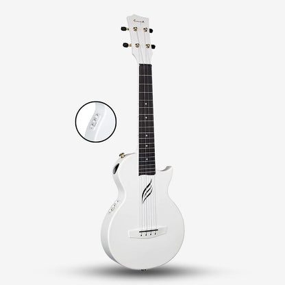 Enya Nova Ue Pro Tenor 26 Inch Carbon Fibre & Polycarbonate Ukulele with EQ, Thin Body (ENY-NOVAUe Pro / NOVA Pick Up)