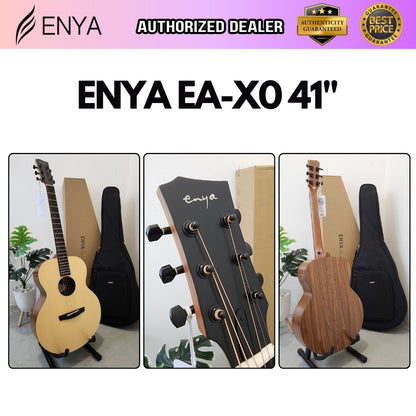 Enya 41 Inch High Pressure Laminated Spruce & Koa AJ Acoustic Guitar ( EA-X0 HPL / EAX0 / ENY-EA-X0-P )