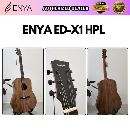 Enya 41 Inch High Pressure Laminated Wood Acoustic Guitar (ED-X1 HPL / EDX1 / ENY-ED-X1-P)