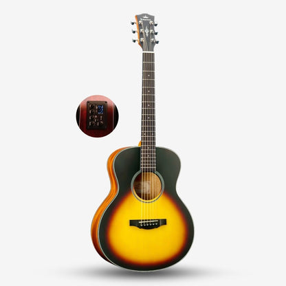 KEPMA ES36EQ , 36 inch (3/4) Travel Portable Acoustic Guitar with with K1 Pickup ( ES-36 / ES 36 / ES 36 -K1 )