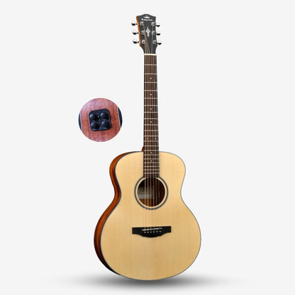 KEPMA ES36EQ , 36 inch (3/4) Travel Portable Acoustic Guitar with AcoustiFex® K-10 Pickup ( ES-36 / ES 36 / ES 36 -K10 )