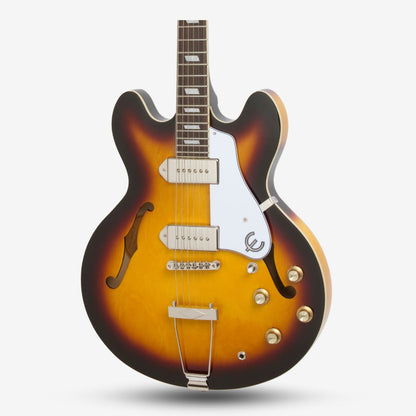 Epiphone Archtop Casino Hollowbody Double Humbucker (HH) Electric Guitar - Vintage Sunburst (VSB)