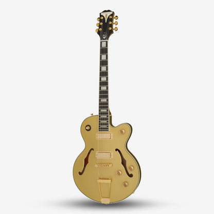 Epiphone Uptown Kat ES with Double Humbucker (HH) Semi-Hollow Electric Guitar - Topaz Gold Metallic (UptownKat)