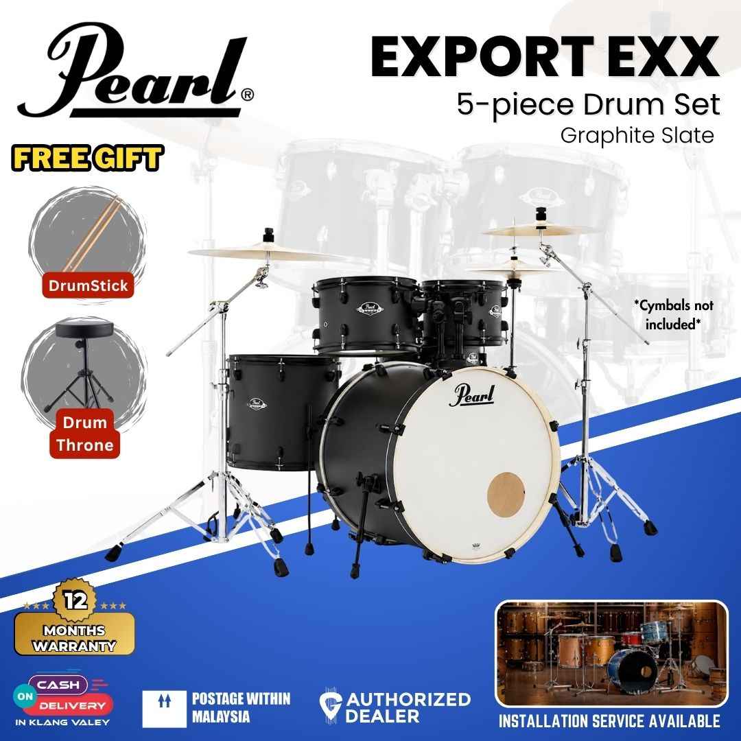 Pearl Export EXX 5-Piece Drum Set – GUITARLICIOUS
