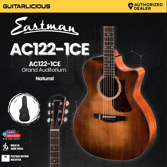 Eastman Guitars AC122-1CE Grand Auditorium Acoustic-electric Guitar - Natural (PRE-ORDER)