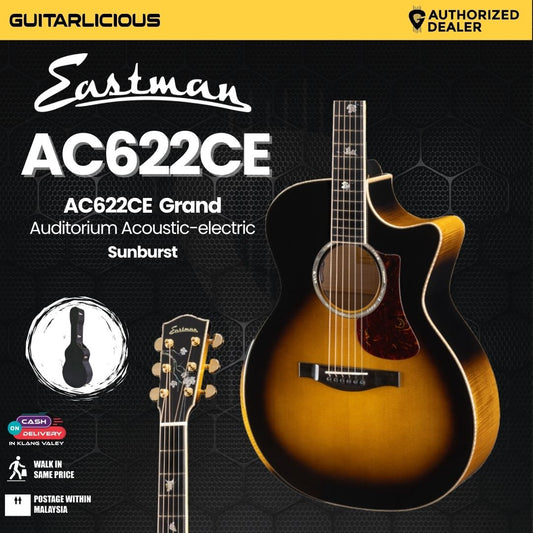 Eastman Guitars AC622CE Grand Auditorium Acoustic-electric Guitar - Sunburst (PRE-ORDER)