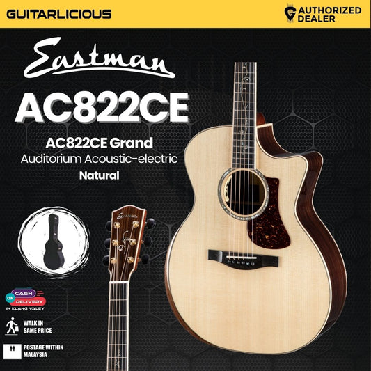 Eastman Guitars AC822CE Grand Auditorium Acoustic-electric Guitar - Natural (PRE-ORDER)