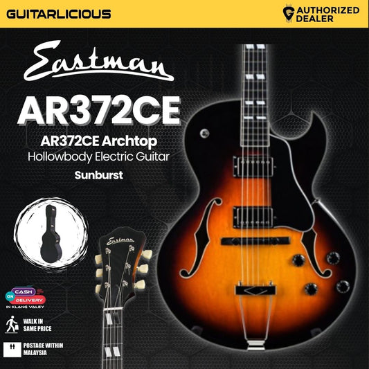 Eastman AR372CE Archtop Hollowbody Electric Guitar - Sunburst (PRE-ORDER)