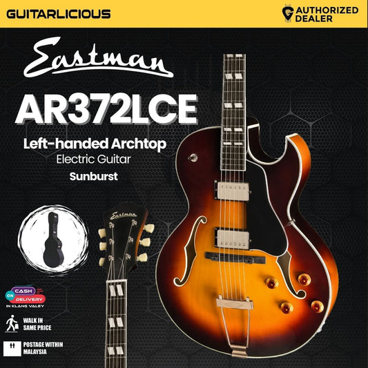 Eastman AR372LCE-SB Left-handed Archtop Electric Guitar - Sunburst (PRE-ORDER)