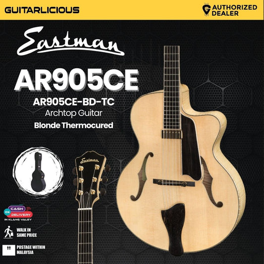 Eastman AR905CE-BD-TC Archtop Guitar - Blonde Thermocured (PRE-ORDER)