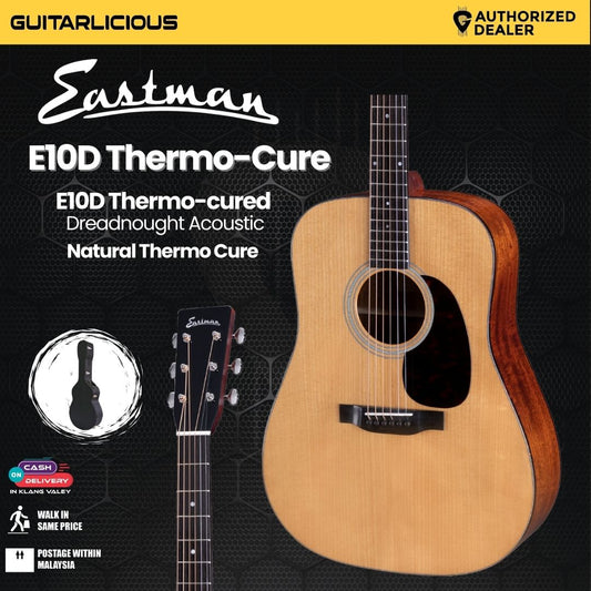 Eastman Guitars E10D Thermo-cured Dreadnought Acoustic Guitar - Natural