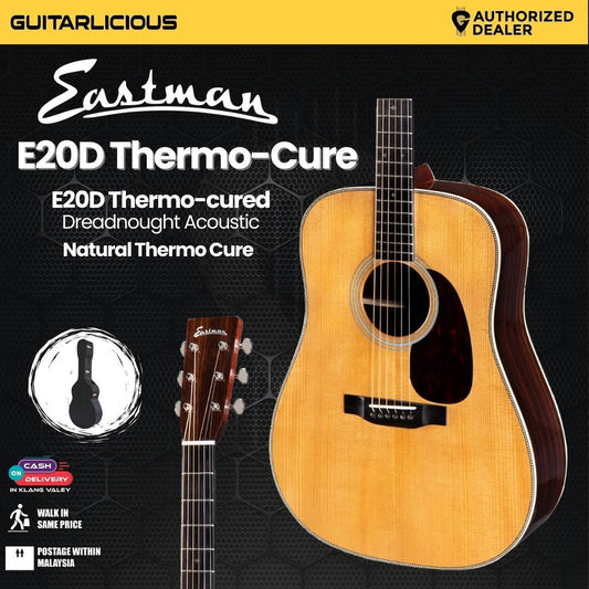 Eastman Guitars E20D Thermo-cured Dreadnought Acoustic Guitar - Natural