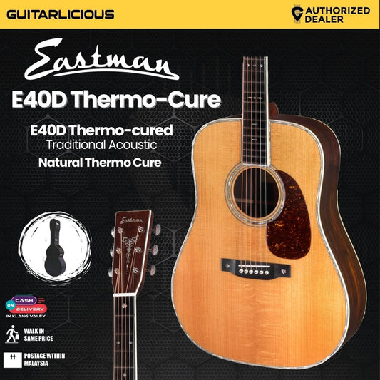 Eastman Guitars E40D Thermo-cured Traditional Acoustic Guitar - Natural (PRE-ORDER)