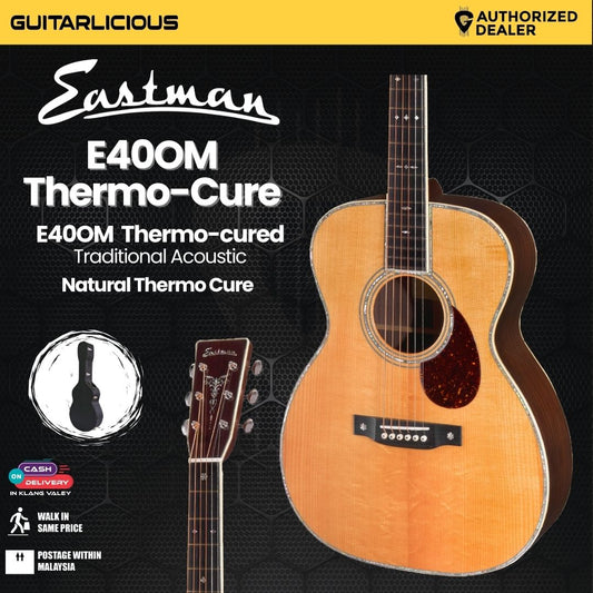 Eastman Guitars E40OM Thermo-cured Traditional Acoustic Guitar - Natural (PRE-ORDER)