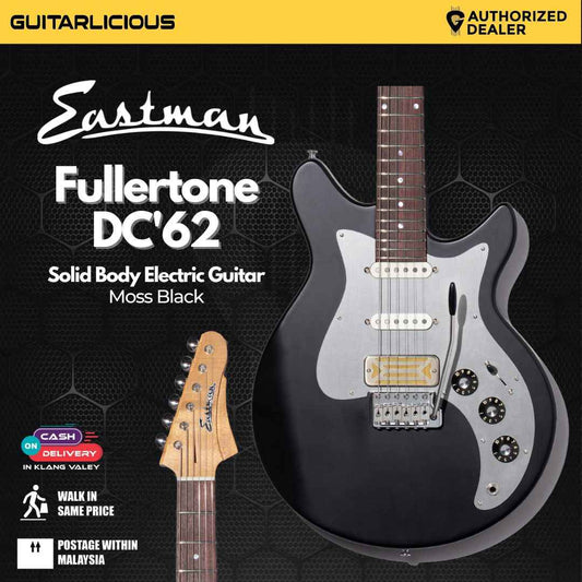 Eastman FT-DC'62-MB Fullertone Solid Body Electric Guitar - Moss Black