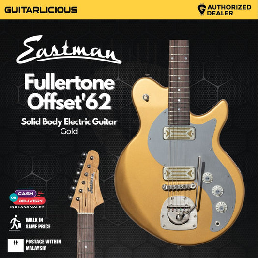 Eastman FT-Offset'62-GD Fullertone Solid Body Electric Guitar - Gold
