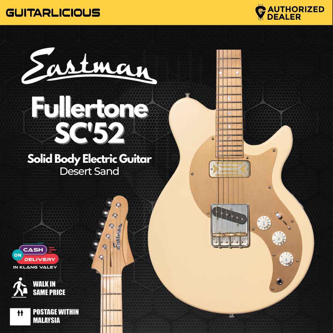 Eastman FT-SC'52-DS Fullertone Solid Body Electric Guitar - Desert Sand