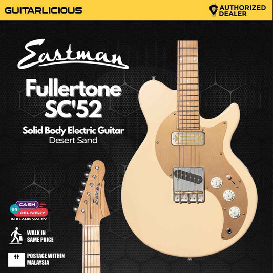 Eastman FT-SC'52-DS Fullertone Solid Body Electric Guitar - Desert Sand