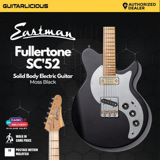 Eastman FT-SC'52-MB Fullertone Solid Body Electric Guitar - Moss Black