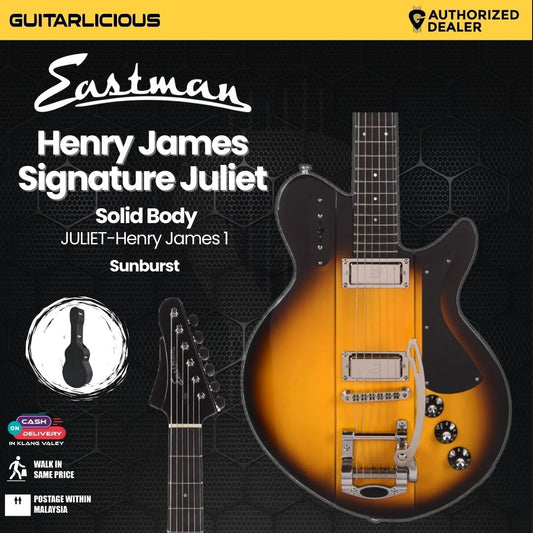 Eastman Solid Body JULIET-Henry James 1 - Sunburst (PRE-ORDER)