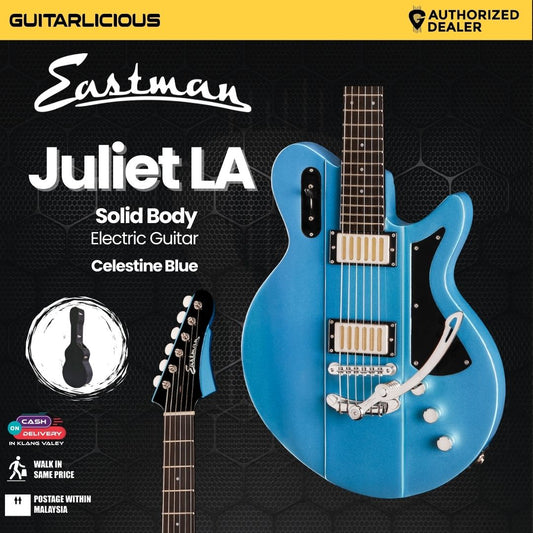 Eastman Juliet-LA Solid Body Electric Guitar - Celestine Blue (PRE-ORDER)