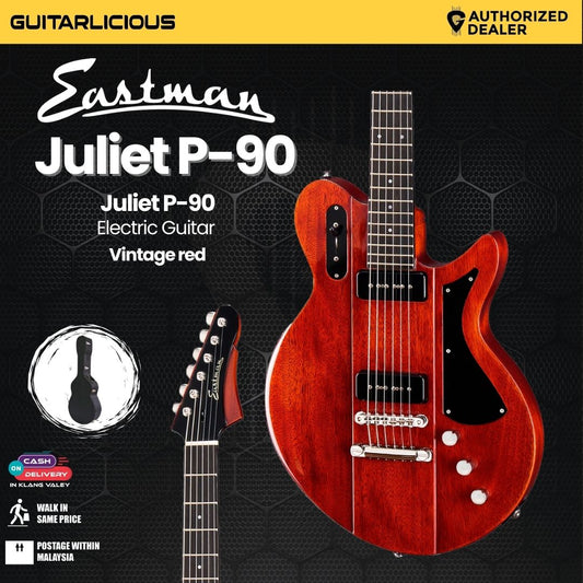 Eastman Guitars Juliet P-90 Electric Guitar - Vintage Red (PRE-ORDER)