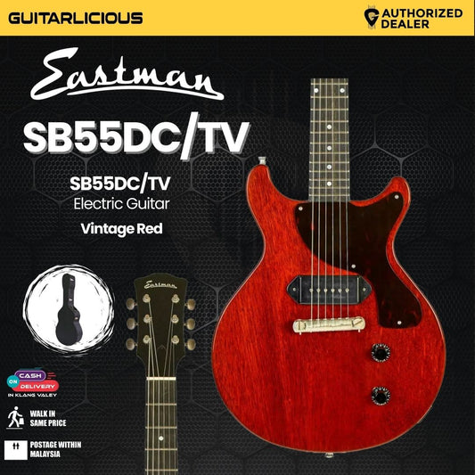 Eastman Guitars SB55DC/TV Electric Guitar - Vintage Red (PRE-ORDER)