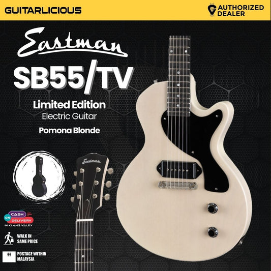 Eastman SB55/TV LTD Edition Electric Guitar - Pomona Blonde (PRE-ORDER)
