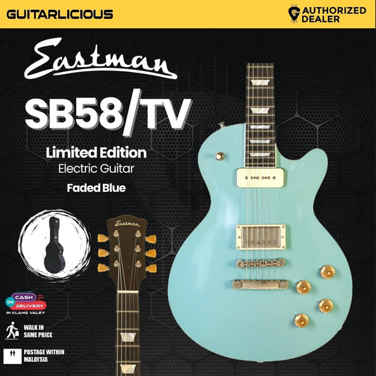 Eastman Guitars SB58/TV Limited Edition Electric Guitar - Truetone Vintage Faded Blue (PRE-ORDER)