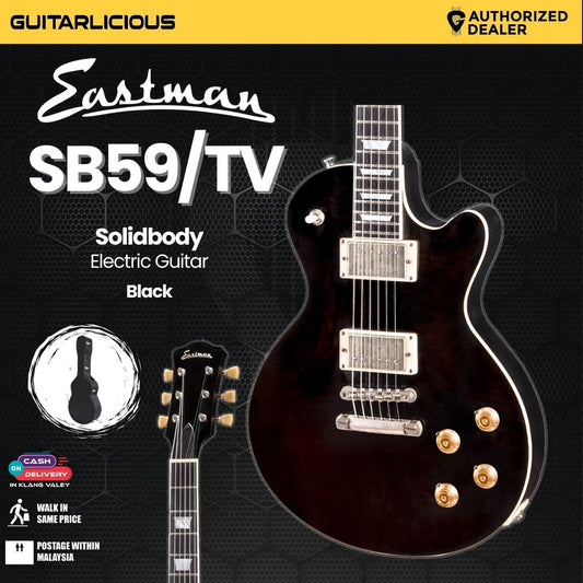 Eastman Guitars SB59/TV-BK Solidbody Electric Guitar - Black (PRE-ORDER)