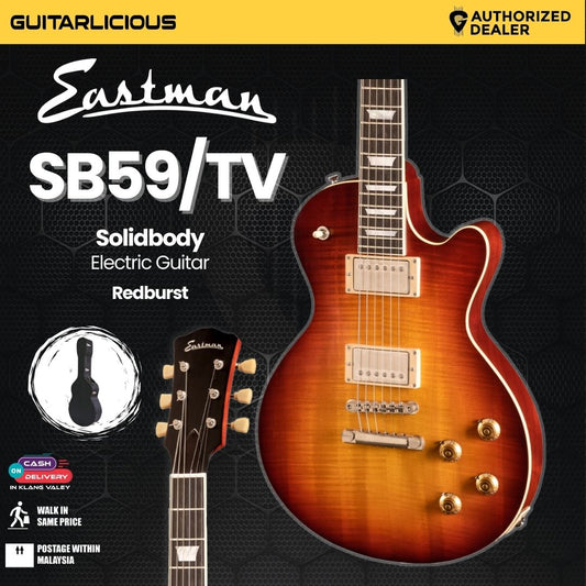 Eastman Guitars SB59/TV-RB Solidbody Electric Guitar - Redburst (PRE-ORDER)