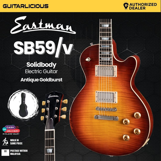 Eastman Guitars SB59/V Solidbody Electric Guitar - Antique Goldburst Varnish (PRE-ORDER)